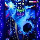 "Merlin" UV-Blacklight Fluorescent Glow Backdrop Banner Wall Hanging Tapestry Deco