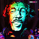 "Pot Marley" UV Black Light Fluorescent Glow All Over Full Print Mens T-shirt "Pot Marley" UV Black Light Fluorescent Glow All Over Full Print Mens T-shirt