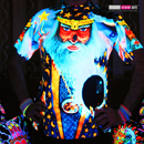"Merlin" UV Black Light Fluorescent Glow All Over Full Print Mens T-shirt
