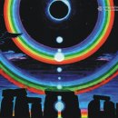 "Eclipse Over Stonehenge" UV-Blacklight & Glow-In-The-Dark Postcard