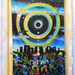 "Eclipse Over Stonehenge" UV Black Light Fluorescent Backdrop / Wall Hanging