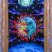 "Magic Sunmoon" UV Black Light Fluorescent Backdrop / Wall Hanging