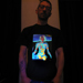 "B.I.O.mechanoid" Men's UV-blacklight & Glow-in-the-dark T-shirt