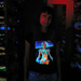 "B.I.O.mechanoid" Women's UV-blacklight & Glow-in-the-dark T-shirt