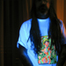 "Chakra Girl" Men's UV-blacklight & Glow-in-the-dark T-shirt