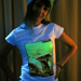 "Dolphins" Women's UV-blacklight & Glow-in-the-dark T-shirt