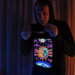 "Magic Sunmoon" Men's UV-blacklight & Glow-in-the-dark Hoodie