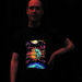 "Magic Sunmoon" Men's UV-blacklight & Glow-in-the-dark T-shirt