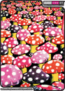 "Mushrooms" psychedelic t-shirt, blacklight t-shirt, glow-in-the-dark t-shirt
